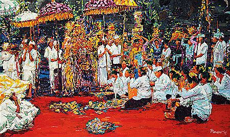 Barong Dan Odalan Di Pura Samuan 3, 2011 by Dandung B Kahono - Auction record, sale price, and art valuation. Compare with similar artists and explore comparable artworks.