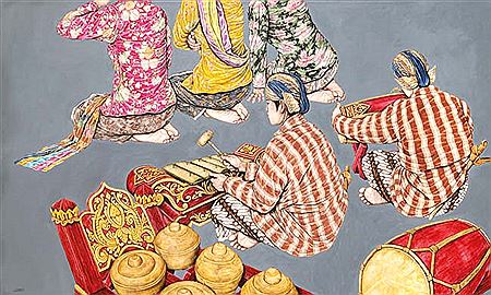 Ketawang Kinanti Pawukir, 2011 by Anang Asmara - Auction record, sale price, and art valuation. Compare with similar artists and explore comparable artworks.
