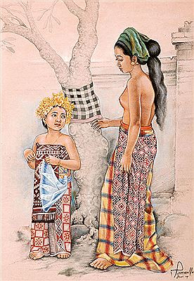 Ibu dan Anak, 2007 by I Made Suanda - Auction record, sale price, and art valuation. Compare with similar artists and explore comparable artworks.