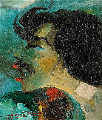 Portrait of Hendra Gunawan: Self Portrait, 1980