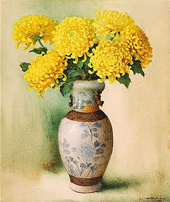 Sample artwork by Kok Poo (Born 1937), known for painting - View similar artists and auction records