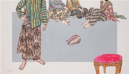 Sample artwork by Anang Asmara (Born 1974), known for painting - View similar artists and auction records