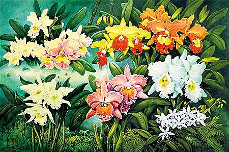 Orchids, 1980 by Khaw Sia - Auction record, sale price, and art valuation. Compare with similar artists and explore comparable artworks.