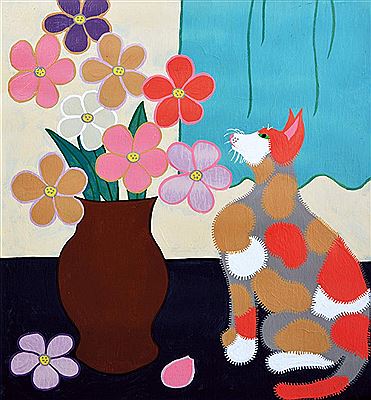 Sample artwork by Dzulkifli Buyong (1948 - 2004), known for modernist pastel painting and works on paper - View similar artists and auction records