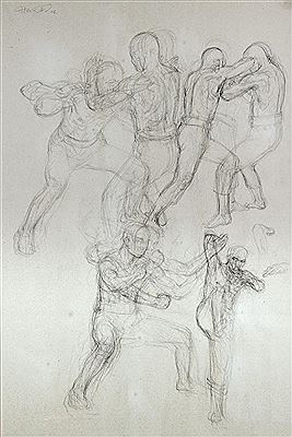 Pertarungan II, 2005 by Amron Omar - Auction record, sale price, and art valuation. Compare with similar artists and explore comparable artworks.