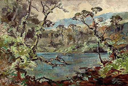 Sample artwork by Ernest Dezentje (1885 - 1972), known for painting - View similar artists and auction records