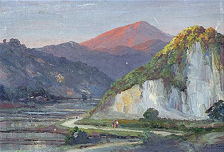 Walking Down a Valley Road