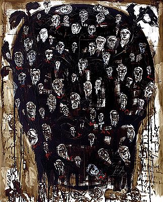 Sample artwork by Tisna Sanjaya (Born 1958), known for painting - View similar artists and auction records