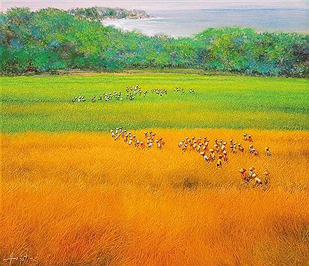 Parang Tritis by Royatna - Auction record, sale price, and art valuation. Compare with similar artists and explore comparable artworks.