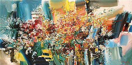 Kebun Anggrek, 1990 by Sri Hadhy - Auction record, sale price, and art valuation. Compare with similar artists and explore comparable artworks.