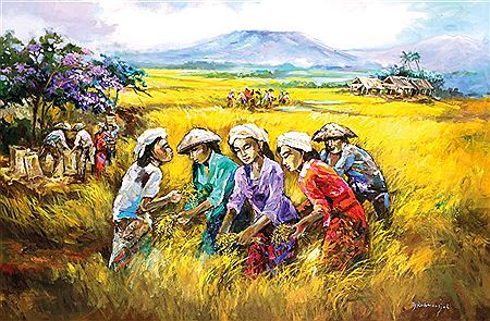 Panen Padi, 2011 by DJ Rachmansjah - Auction record, sale price, and art valuation. Compare with similar artists and explore comparable artworks.