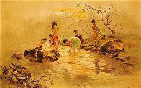 Washing, 1974 by Tjoe Ing Lim - Auction record, sale price, and art valuation. Compare with similar artists and explore comparable artworks.