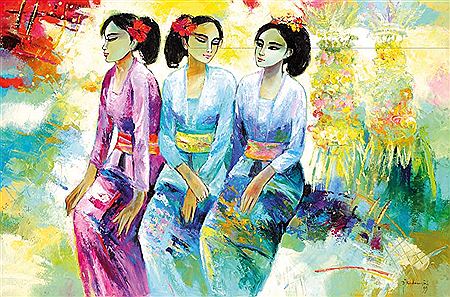 3 Wanita Cantik, 1999 by DJ Rachmansjah - Auction record, sale price, and art valuation. Compare with similar artists and explore comparable artworks.