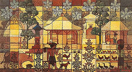 Sample artwork by R Soebroto (Born 1937), known for painting - View similar artists and auction records