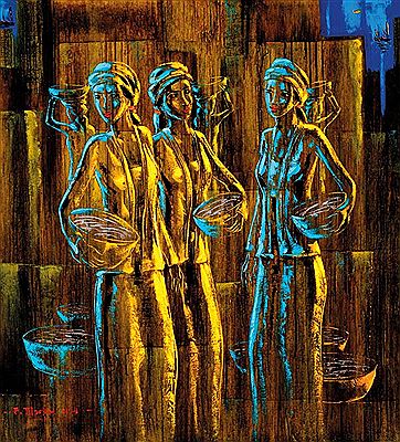 Penjual Ikan, 2014 by Markas Edi - Auction record, sale price, and art valuation. Compare with similar artists and explore comparable artworks.