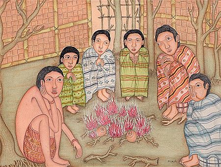 Api Unggun by I Dewa Putu Mokoh - Auction record, sale price, and art valuation. Compare with similar artists and explore comparable artworks.
