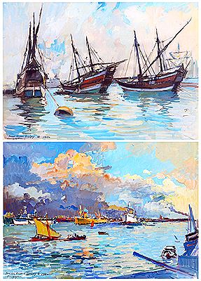 Sample artwork by Lucien Victor Felix Delpy (1898 - 1967), known for land-and cityscape painting, middle eastern - View similar artists and auction records