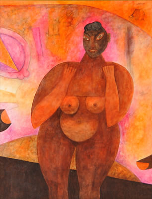 Untitled (African Fertility Female), 1997 by Jaimes Murillo - Auction record, sale price, and art valuation. Compare with similar artists and explore comparable artworks.