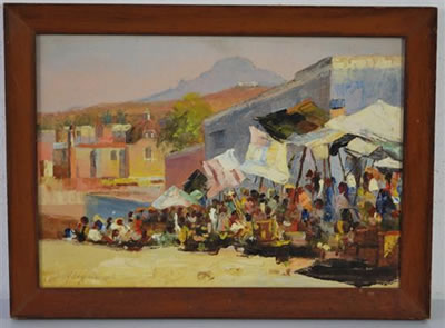 "MERCADO EN LA PEÑA DEL BERNAL"