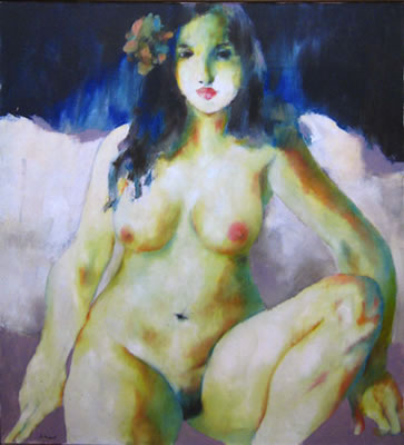 Une belle ronde nue