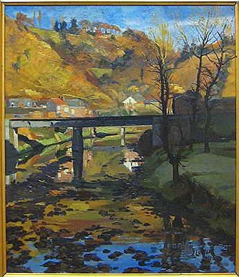 La Vesdre à Chaudfontaine by Joseph Couture - Auction record, sale price, and art valuation. Compare with similar artists and explore comparable artworks.