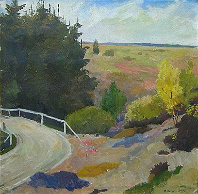 Paysage au pont