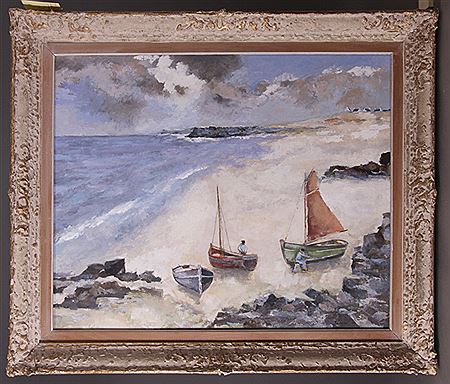 Plage aux barques