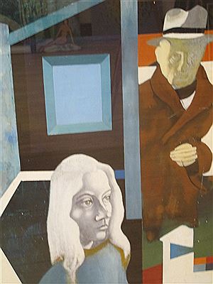 Portrait of Marian (Bragg) Jeffares: Self Portrait with Humphrey Spender