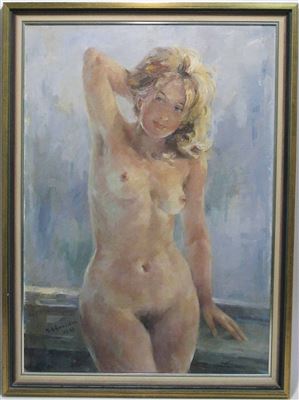 "Akt am Fenster" by Brigitte Schneider-Gaspar - Auction record, sale price, and art valuation. Compare with similar artists and explore comparable artworks.