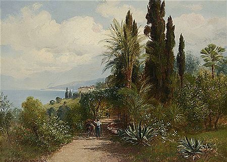 Italienische Küstenlandschaft