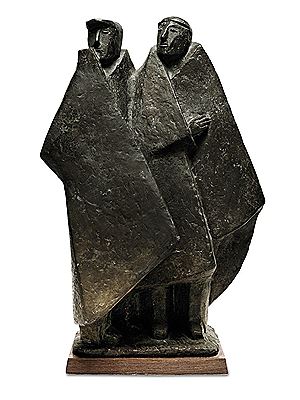 Two Standing with cloaks by Marianne Ludicke - Auction record, sale price, and art valuation. Compare with similar artists and explore comparable artworks.