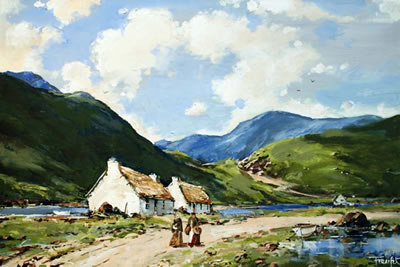 "Cottages below the Mountains"