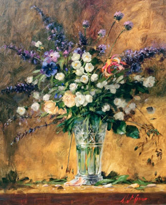 Still Life - Flowers in a Vase by Matt Grogan - Auction record, sale price, and art valuation. Compare with similar artists and explore comparable artworks.