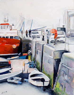 "Rainy Day, Schull Harbour"