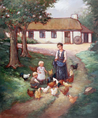 "Feeding Poultry"