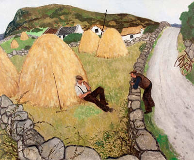 Sample artwork by James Macintyre (1926 - 2015), known for painting, writing, illustrating - View similar artists and auction records
