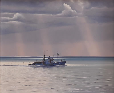 "Evening at Sea"