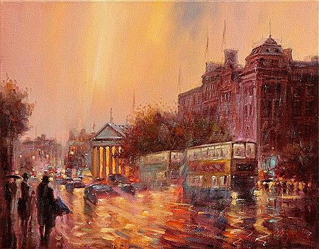 "Evening Rush Westmoreland Street"