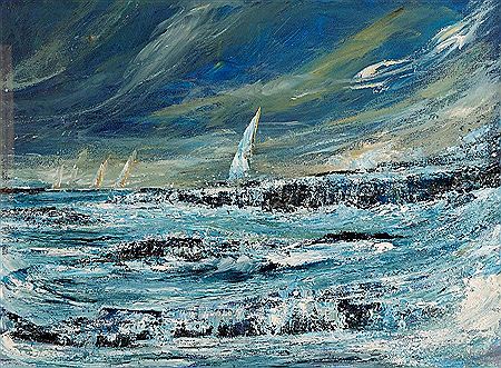 "Off The West Coast" by Don Meaney - Auction record, sale price, and art valuation. Compare with similar artists and explore comparable artworks.