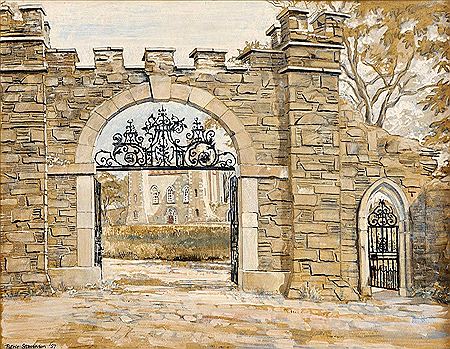 "Gate and Old Forge Hillsborough" by Patric Stevenson - Auction record, sale price, and art valuation. Compare with similar artists and explore comparable artworks.