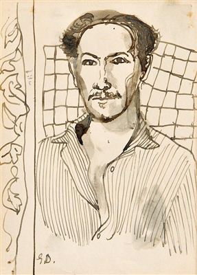 Portrait of Gerard Dillon: 'Self Portrait'