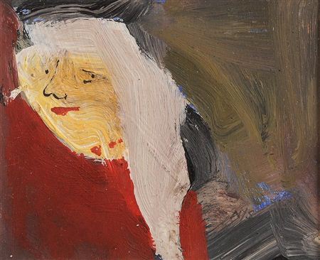 "Woman with Red Shawl" by Neill Spears - Auction record, sale price, and art valuation. Compare with similar artists and explore comparable artworks.