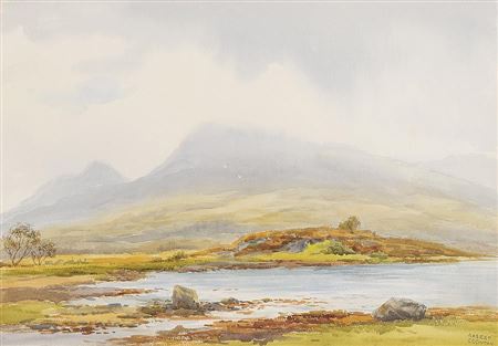 "Loch Torridon and Ben Damh" by Robert Egginton - Auction record, sale price, and art valuation. Compare with similar artists and explore comparable artworks.