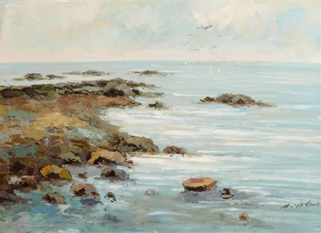 "Sailing Off The Coast"