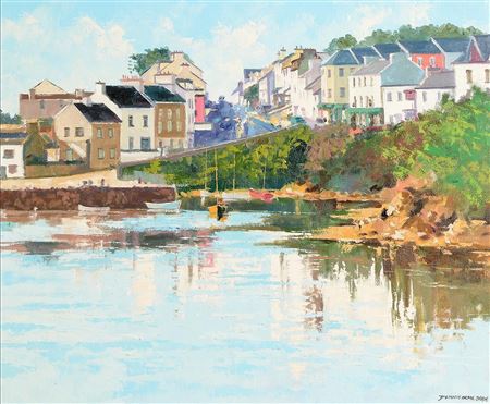 Roundstone, Connemara by Dennis Orme Shaw - Auction record, sale price, and art valuation. Compare with similar artists and explore comparable artworks.