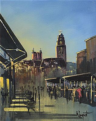 Coal Quay Market, Cork by Kevin Sanquest - Auction record, sale price, and art valuation. Compare with similar artists and explore comparable artworks.