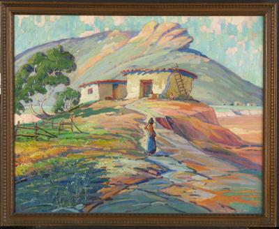 Adobe in Southwest Landscape