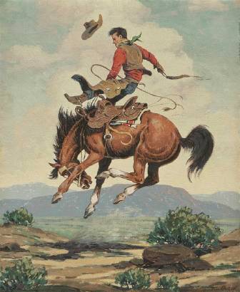Bucking Bronco and Cowboy by Tillman Goodan - Auction record, sale price, and art valuation. Compare with similar artists and explore comparable artworks.