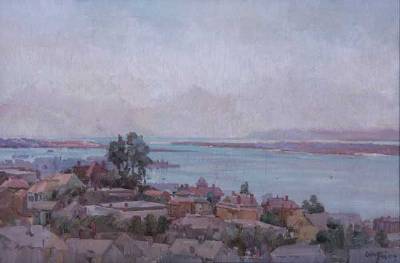From A House Top by Charles Arthur Fries - Auction record, sale price, and art valuation. Compare with similar artists and explore comparable artworks.