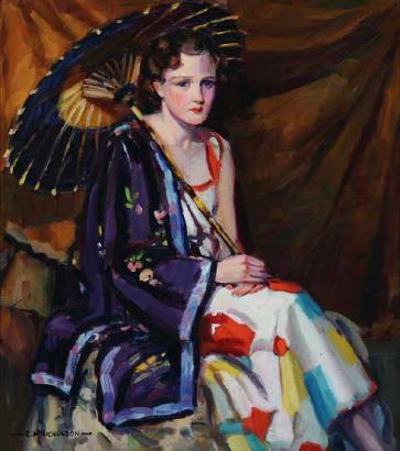 Lady With Umbrella by Edward Horace Nicholson - Auction record, sale price, and art valuation. Compare with similar artists and explore comparable artworks.